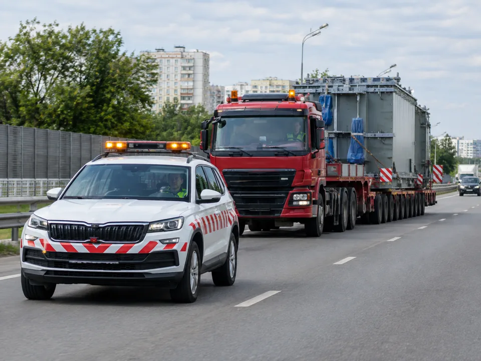 Сопровождение негабаритного груза